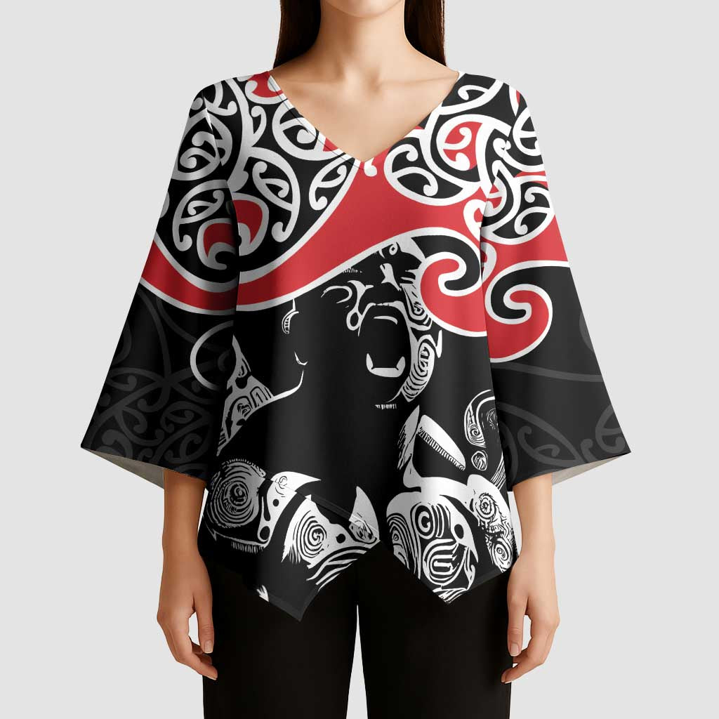 Aotearoa Toitu Te Tiriti Kimono Sleeve Blouse New Zealand Stand Together Stand Stronger - Aussie Hoodie