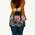 Aotearoa Toitu Te Tiriti Leather Bag New Zealand Stand Together Stand Stronger - Aussie Hoodie
