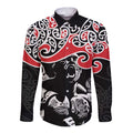Aotearoa Toitu Te Tiriti Long Sleeve Button Shirt New Zealand Stand Together Stand Stronger