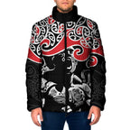 Aotearoa Toitu Te Tiriti Padded Jacket New Zealand Stand Together Stand Stronger - Aussie Hoodie