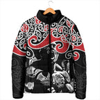Aotearoa Toitu Te Tiriti Padded Jacket New Zealand Stand Together Stand Stronger - Aussie Hoodie