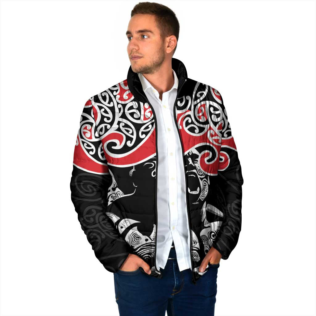 Aotearoa Toitu Te Tiriti Padded Jacket New Zealand Stand Together Stand Stronger - Aussie Hoodie
