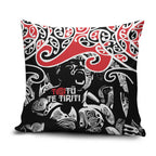 Aotearoa Toitu Te Tiriti Pillow Cover New Zealand Stand Together Stand Stronger - Aussie Hoodie