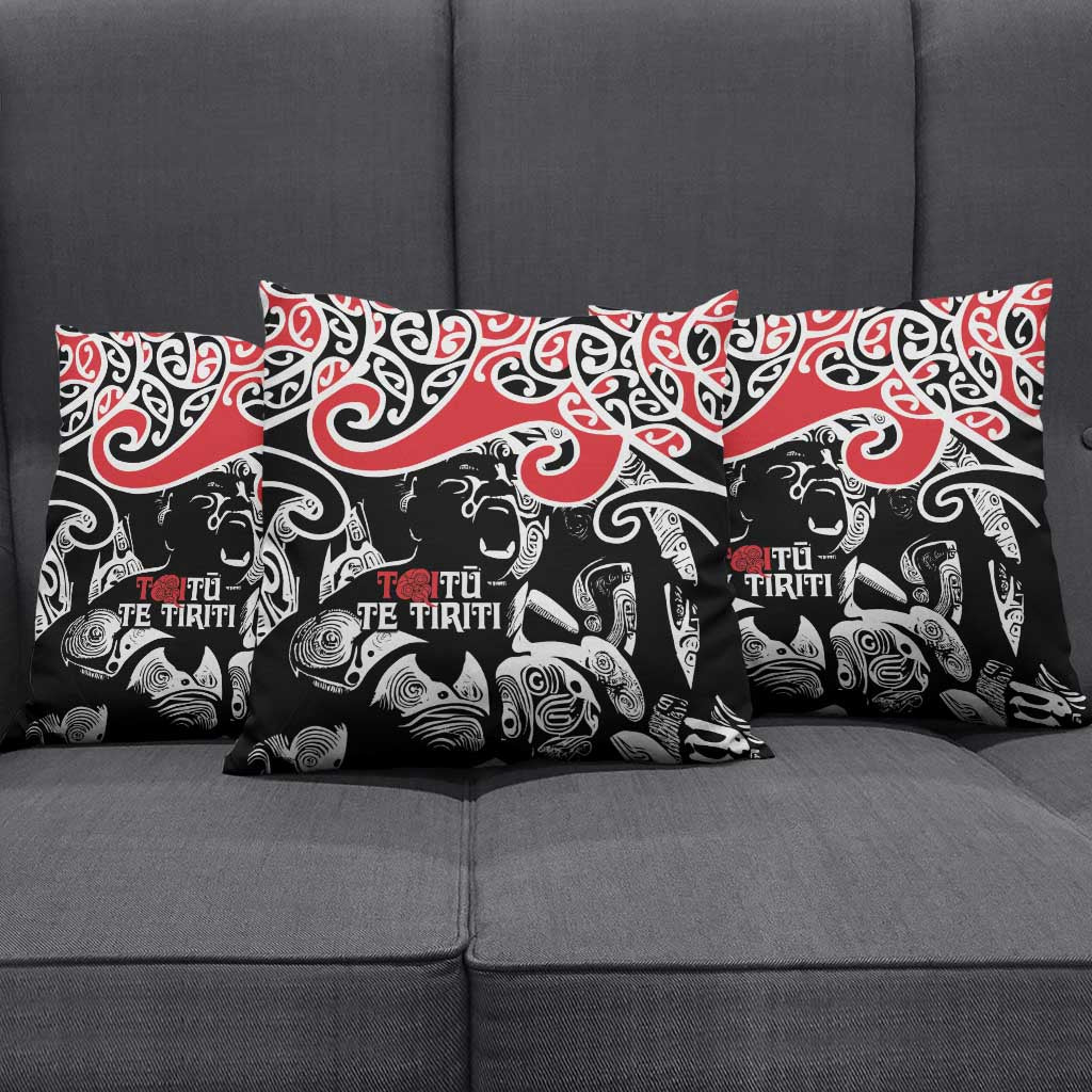 Aotearoa Toitu Te Tiriti Pillow Cover New Zealand Stand Together Stand Stronger - Aussie Hoodie