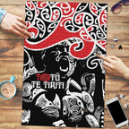 Aotearoa Toitu Te Tiriti Puzzle New Zealand Stand Together Stand Stronger - Aussie Hoodie