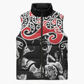 Aotearoa Toitu Te Tiriti Sleeveless Puffer Jacket New Zealand Stand Together Stand Stronger - Aussie Hoodie
