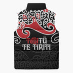 Aotearoa Toitu Te Tiriti Sleeveless Puffer Jacket New Zealand Stand Together Stand Stronger - Aussie Hoodie