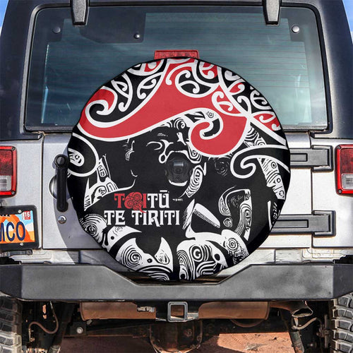 Aotearoa Toitu Te Tiriti Spare Tire Cover New Zealand Stand Together Stand Stronger