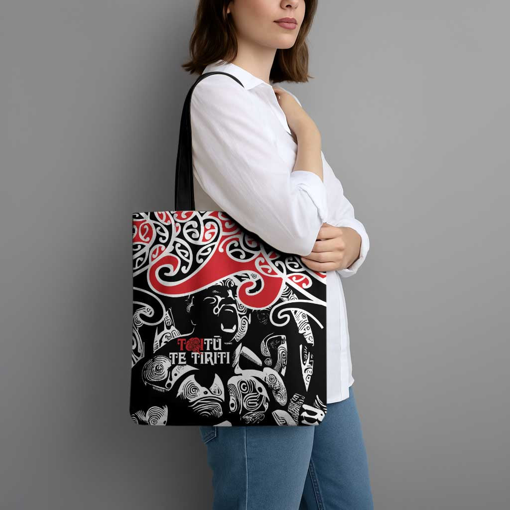 Aotearoa Toitu Te Tiriti Tote Bag New Zealand Stand Together Stand Stronger - Aussie Hoodie