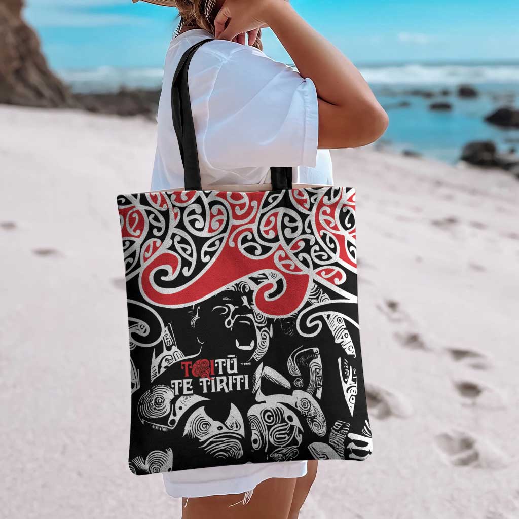 Aotearoa Toitu Te Tiriti Tote Bag New Zealand Stand Together Stand Stronger - Aussie Hoodie
