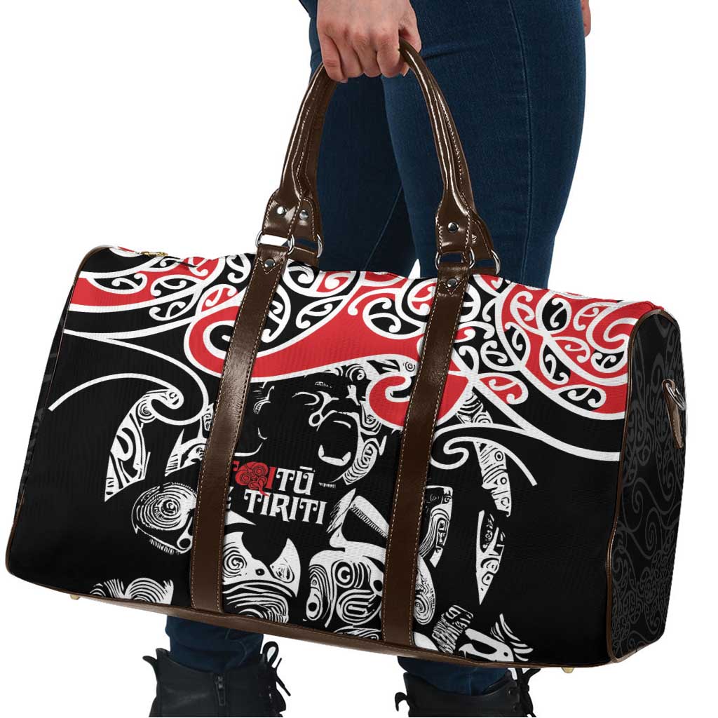 Aotearoa Toitu Te Tiriti Travel Bag New Zealand Stand Together Stand Stronger - Aussie Hoodie