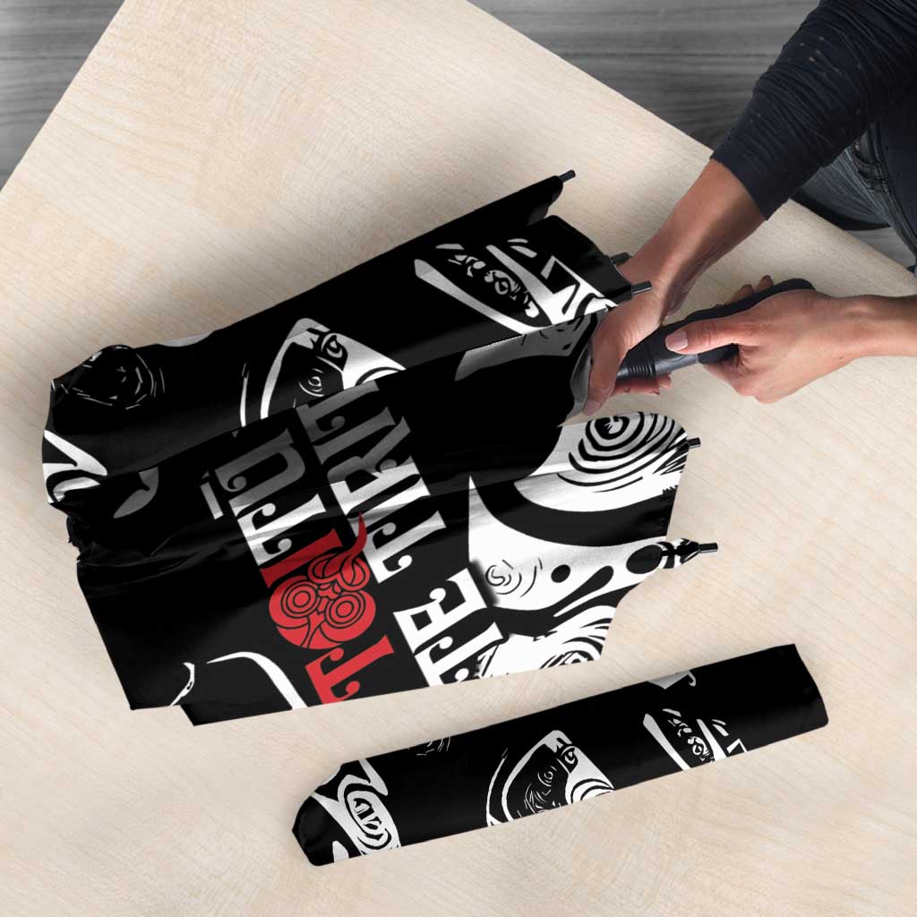 Aotearoa Toitu Te Tiriti Umbrella New Zealand Stand Together Stand Stronger - Aussie Hoodie