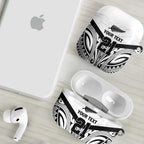 New Zealand Football Custom AirPods Case All White Fern Go Champions - Aussie Hoodie