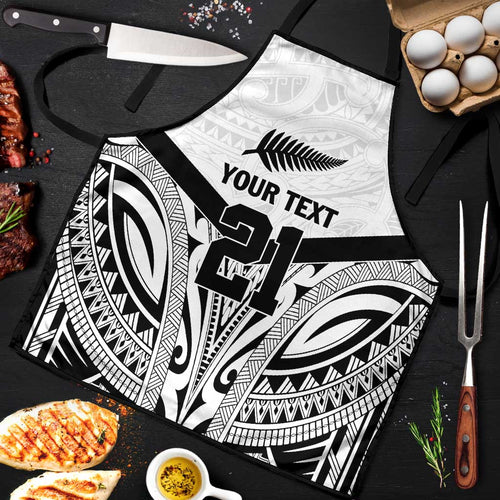 New Zealand Football Custom Apron All White Fern Go Champions - Aussie Hoodie