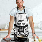 New Zealand Football Custom Apron All White Fern Go Champions - Aussie Hoodie
