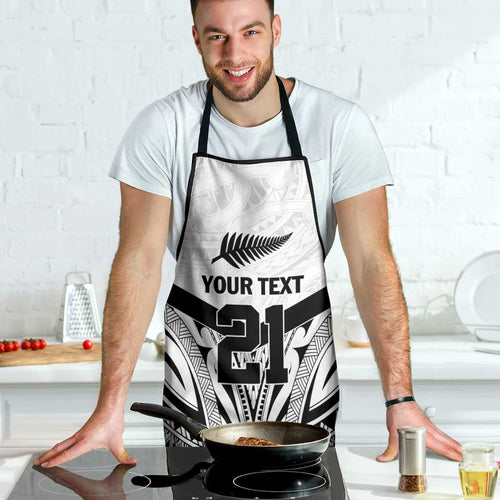 New Zealand Football Custom Apron All White Fern Go Champions - Aussie Hoodie