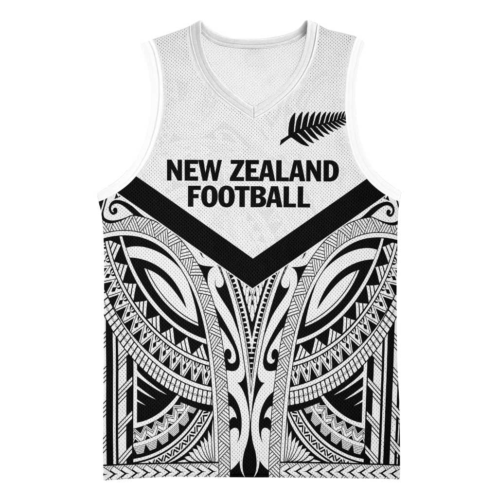 New Zealand Football Custom Basketball Jersey All White Fern Go Champions - Aussie Hoodie
