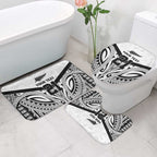 New Zealand Football Custom Bathroom Set All White Fern Go Champions - Aussie Hoodie