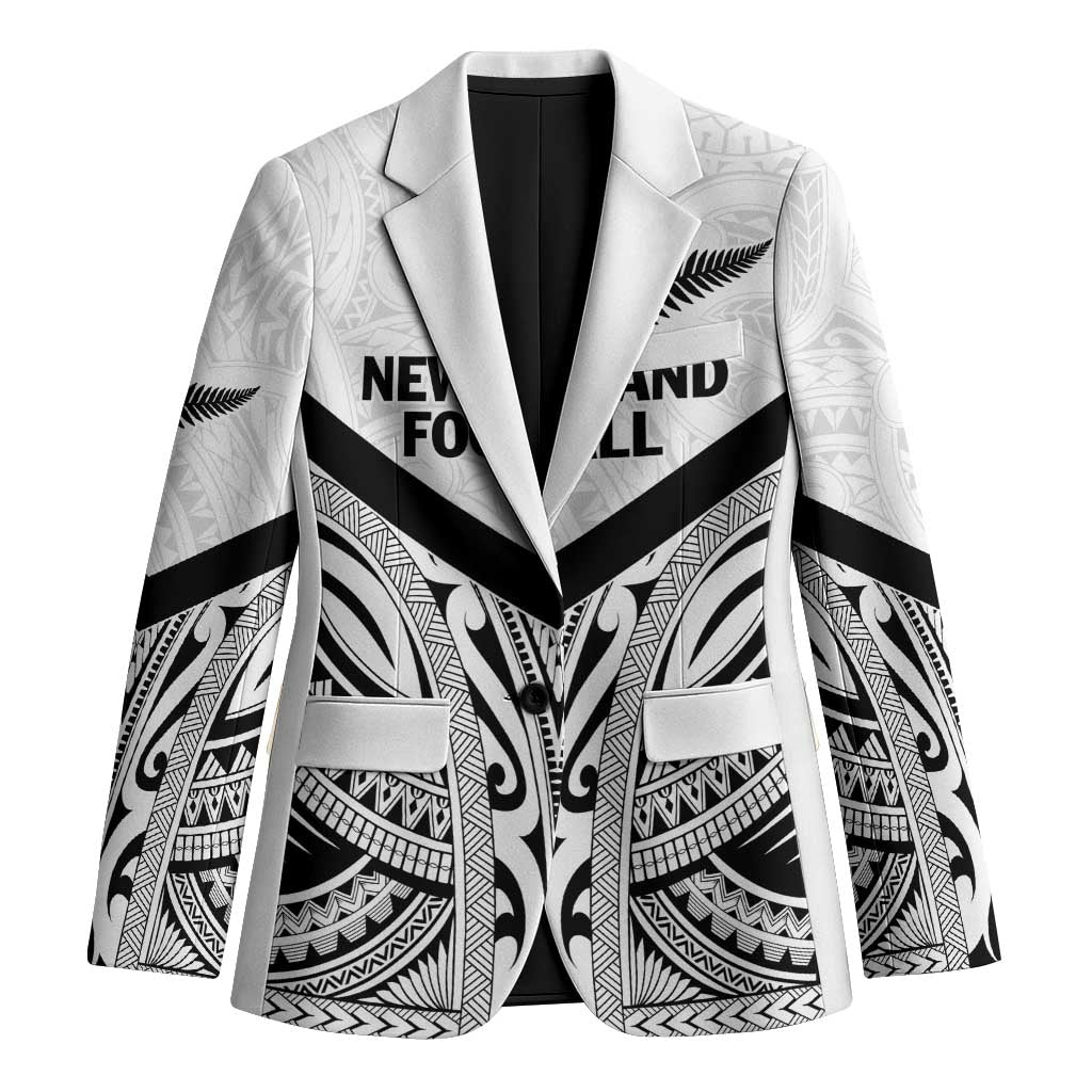 New Zealand Football Custom Blazer All White Fern Go Champions - Aussie Hoodie