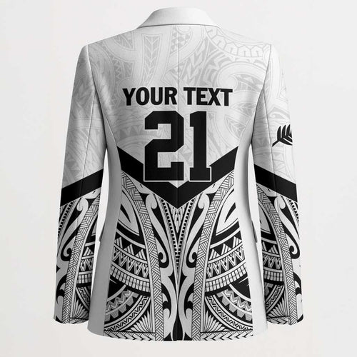 New Zealand Football Custom Blazer All White Fern Go Champions - Aussie Hoodie