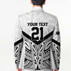 New Zealand Football Custom Blazer All White Fern Go Champions - Aussie Hoodie
