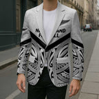 New Zealand Football Custom Blazer All White Fern Go Champions - Aussie Hoodie