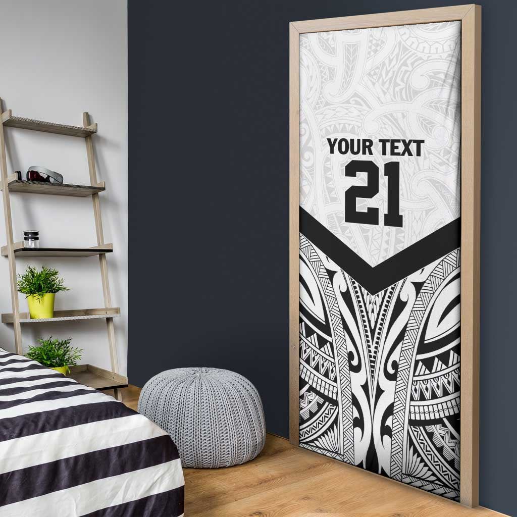 New Zealand Football Custom Door Cover All White Fern Go Champions - Aussie Hoodie