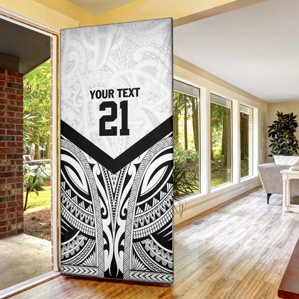 New Zealand Football Custom Door Cover All White Fern Go Champions - Aussie Hoodie