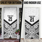 New Zealand Football Custom Door Cover All White Fern Go Champions - Aussie Hoodie