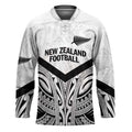 New Zealand Football Custom Hockey Jersey All White Fern Go Champions - Aussie Hoodie