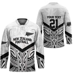 New Zealand Football Custom Hockey Jersey All White Fern Go Champions - Aussie Hoodie