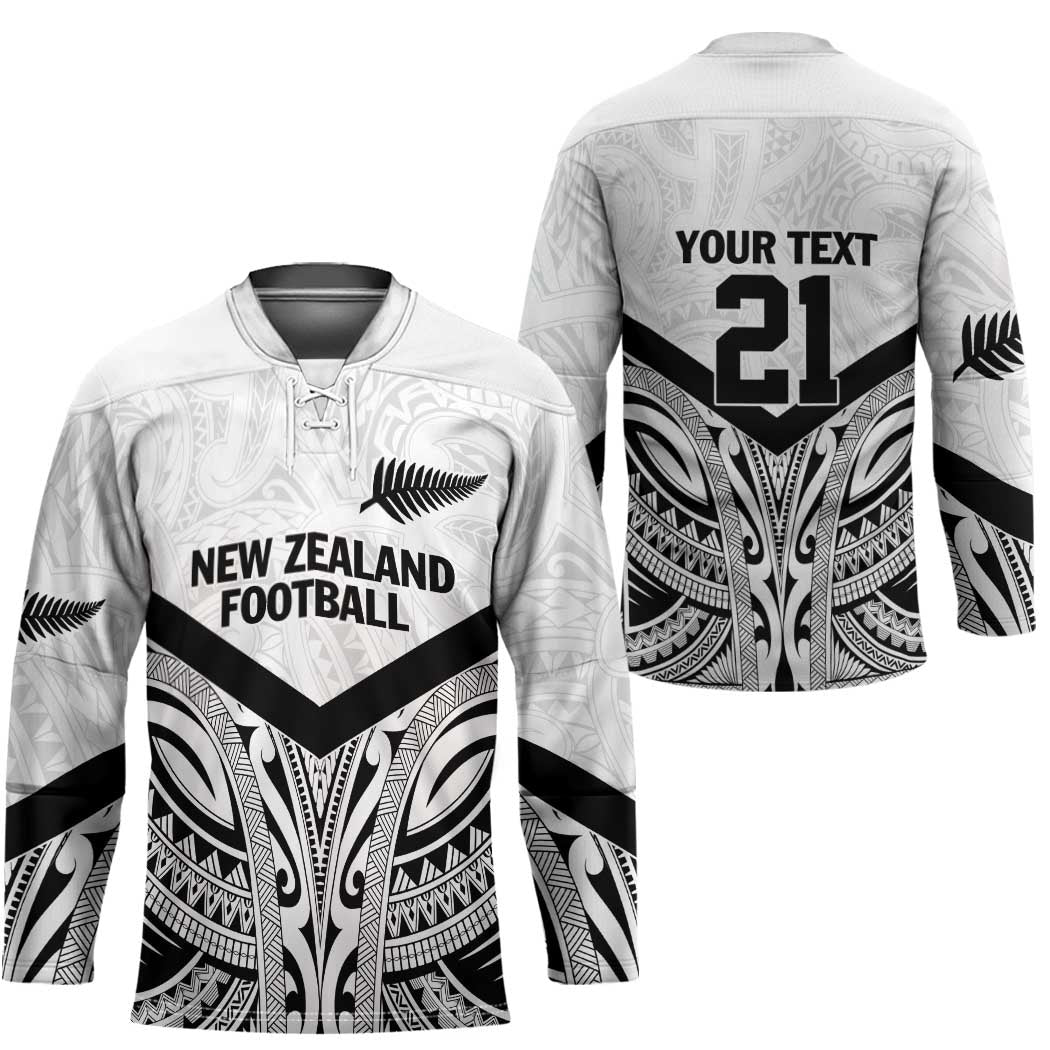 New Zealand Football Custom Hockey Jersey All White Fern Go Champions - Aussie Hoodie