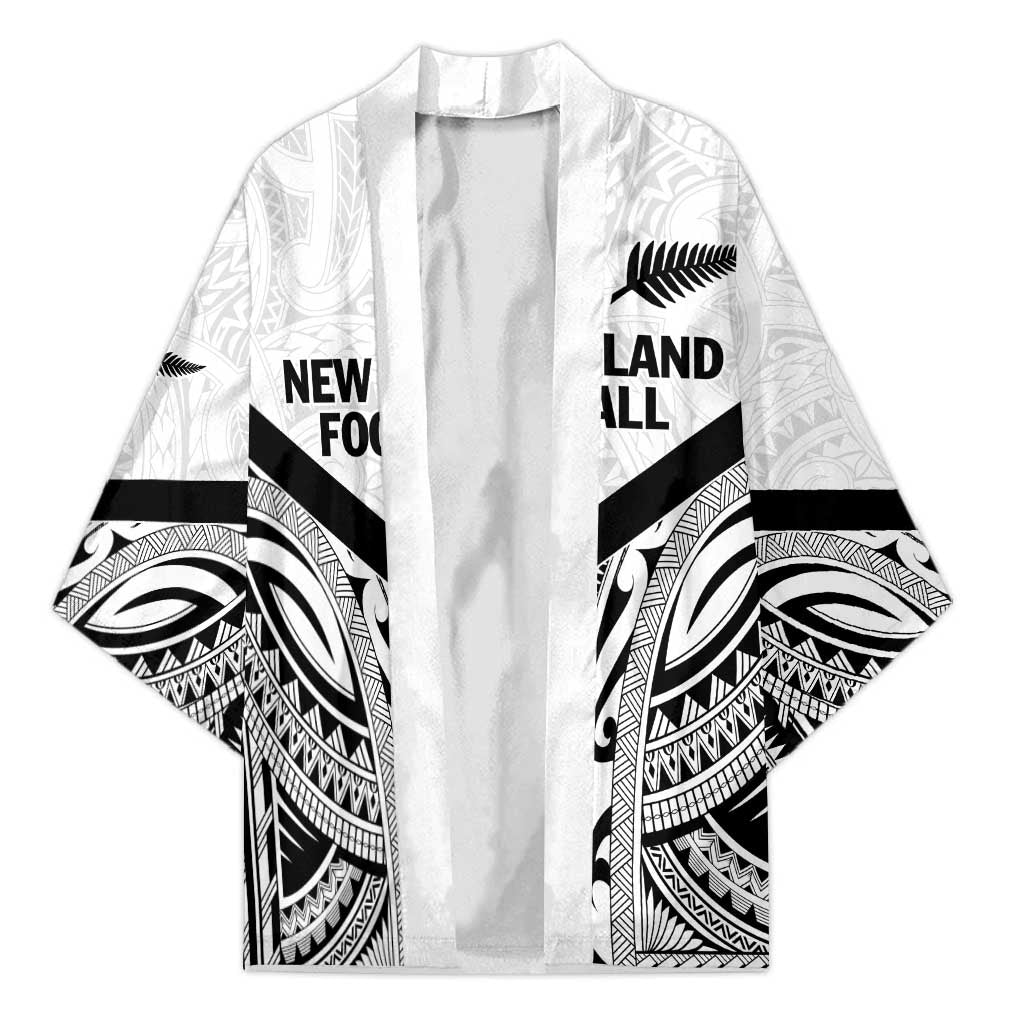 New Zealand Football Custom Kimono All White Fern Go Champions - Aussie Hoodie