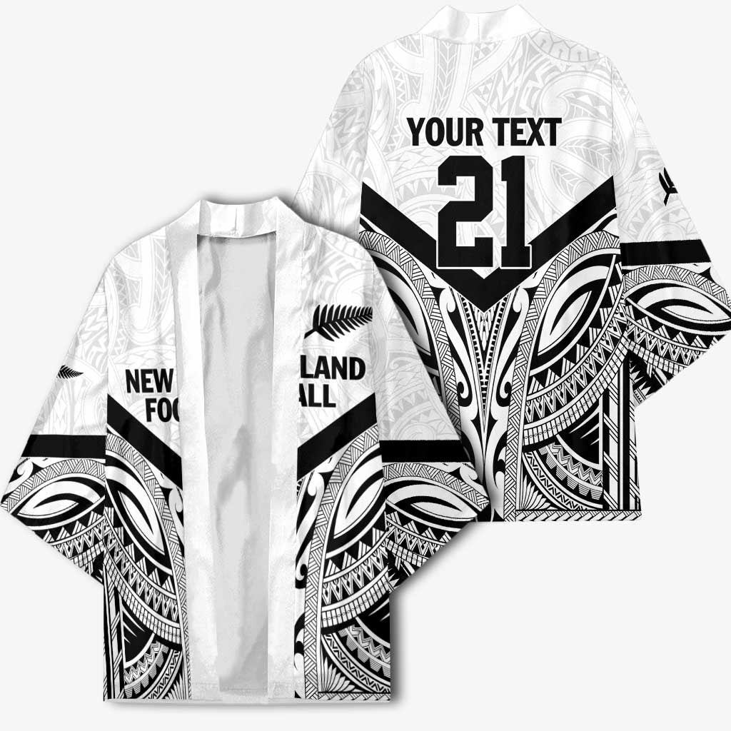 New Zealand Football Custom Kimono All White Fern Go Champions - Aussie Hoodie