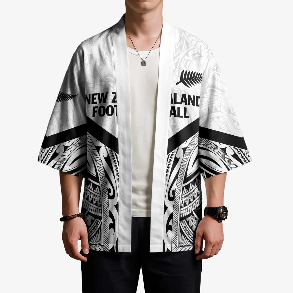New Zealand Football Custom Kimono All White Fern Go Champions - Aussie Hoodie