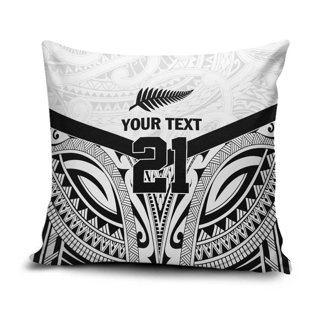 New Zealand Football Custom Pillow Cover All White Fern Go Champions - Aussie Hoodie