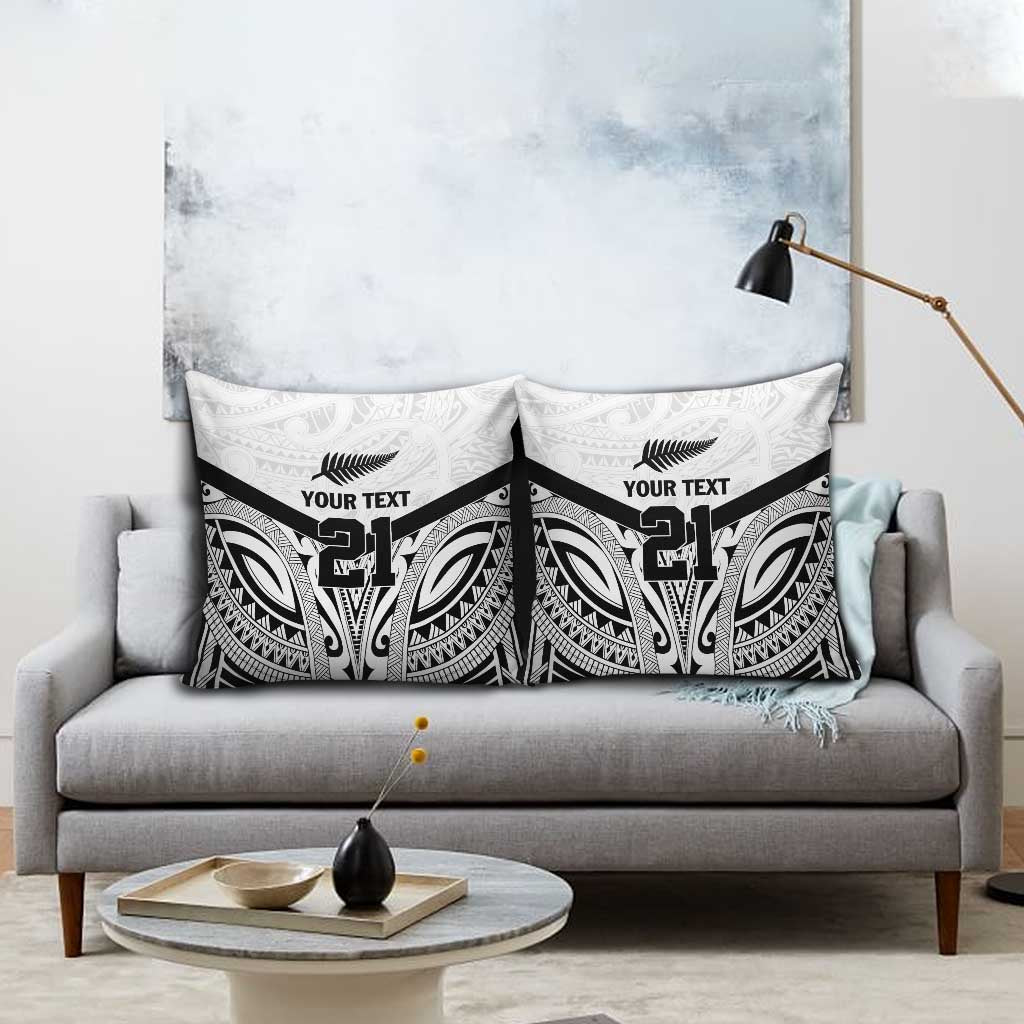 New Zealand Football Custom Pillow Cover All White Fern Go Champions - Aussie Hoodie