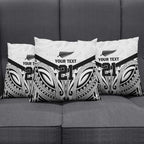 New Zealand Football Custom Pillow Cover All White Fern Go Champions - Aussie Hoodie