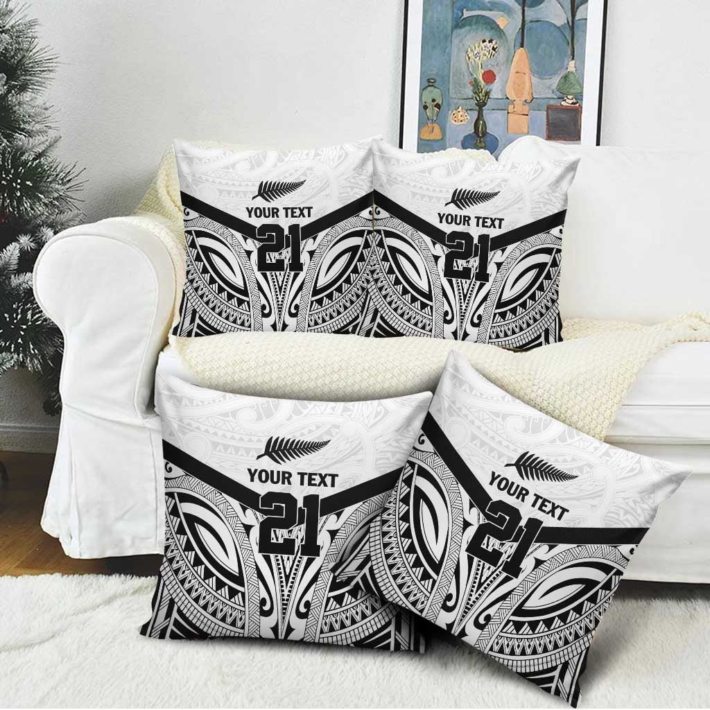 New Zealand Football Custom Pillow Cover All White Fern Go Champions - Aussie Hoodie