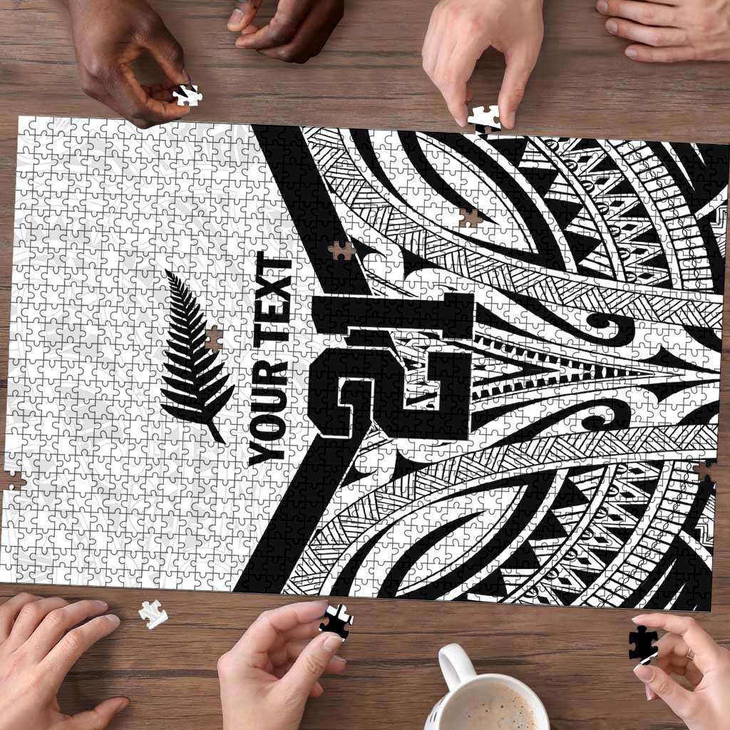 New Zealand Football Custom Puzzle All White Fern Go Champions - Aussie Hoodie