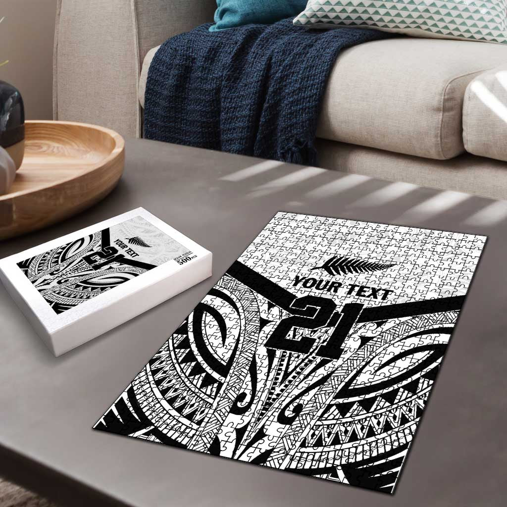 New Zealand Football Custom Puzzle All White Fern Go Champions - Aussie Hoodie