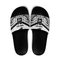 New Zealand Football Custom Slide Sandals All White Fern Go Champions - Aussie Hoodie