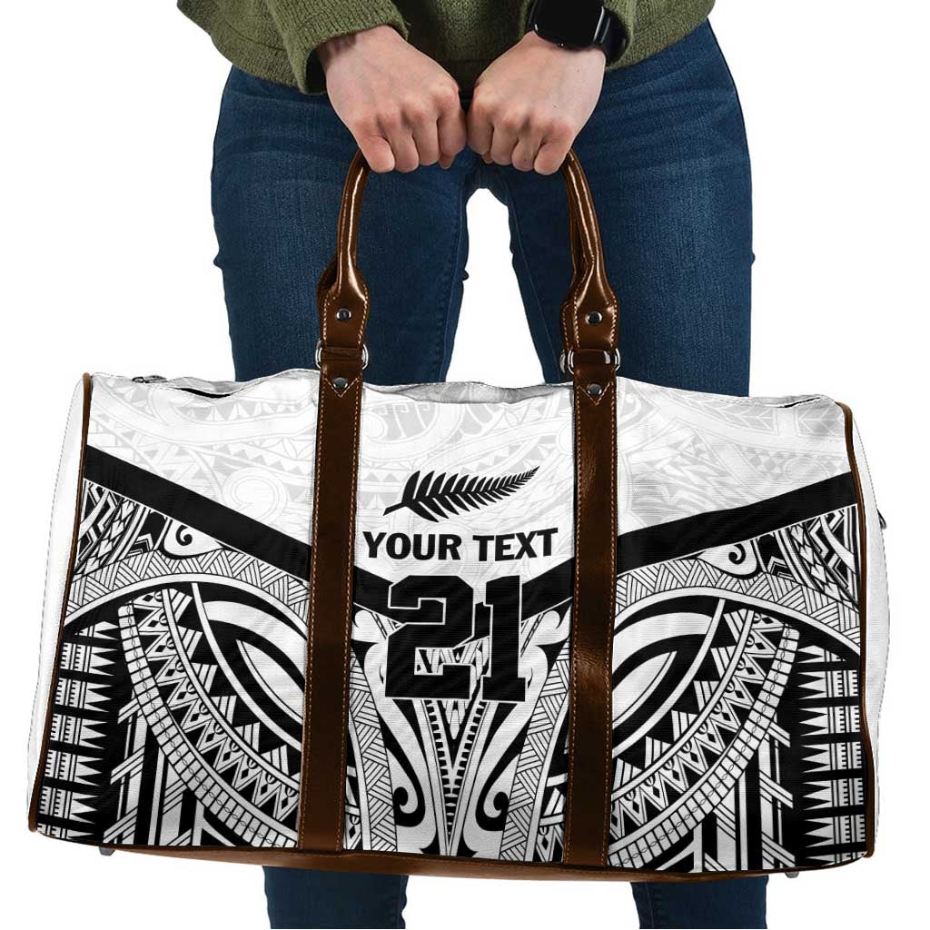 New Zealand Football Custom Travel Bag All White Fern Go Champions - Aussie Hoodie