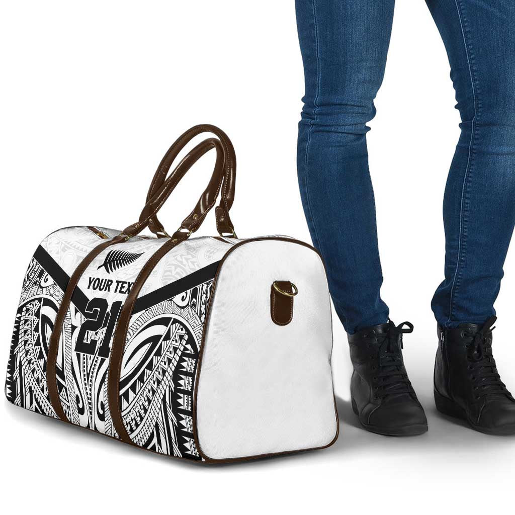 New Zealand Football Custom Travel Bag All White Fern Go Champions - Aussie Hoodie