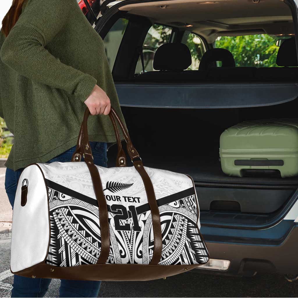 New Zealand Football Custom Travel Bag All White Fern Go Champions - Aussie Hoodie