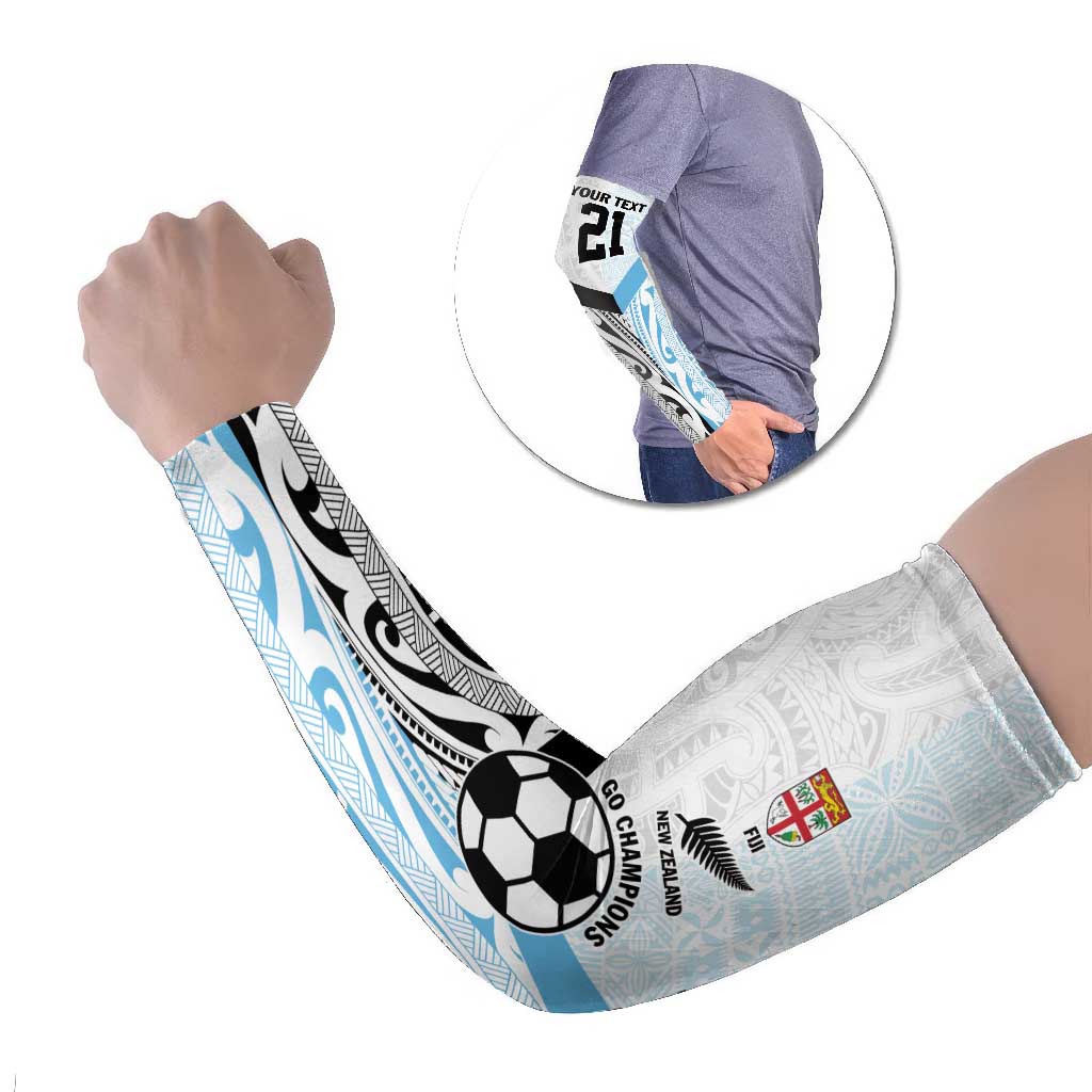 New Zealand-Fiji Football Custom Arm Sleeves Together Go Champions - Aussie Hoodie