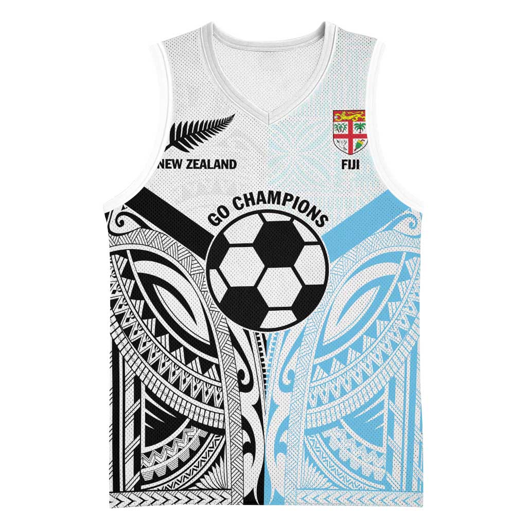 New Zealand-Fiji Football Custom Basketball Jersey Together Go Champions - Aussie Hoodie