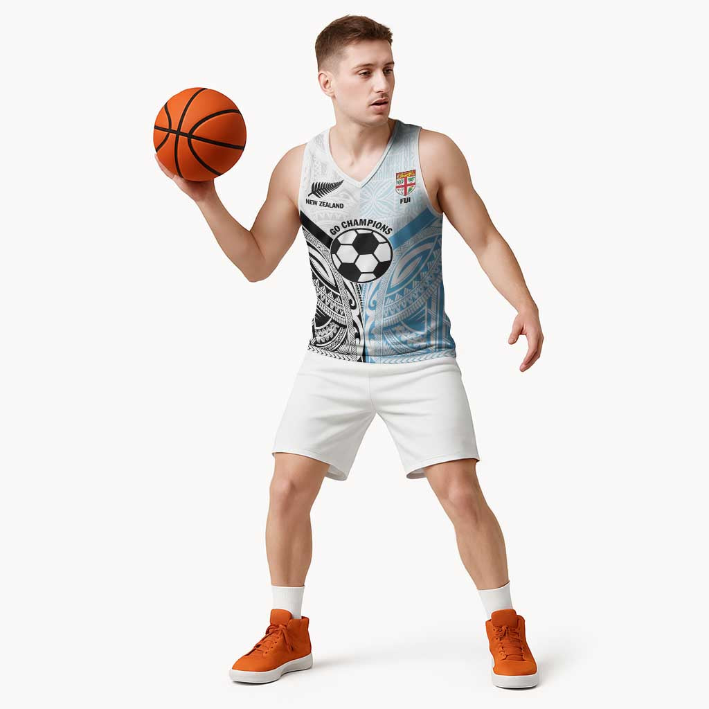 New Zealand-Fiji Football Custom Basketball Jersey Together Go Champions - Aussie Hoodie