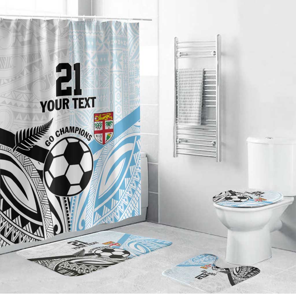 New Zealand-Fiji Football Custom Bathroom Set Together Go Champions - Aussie Hoodie