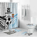 New Zealand-Fiji Football Custom Bathroom Set Together Go Champions - Aussie Hoodie